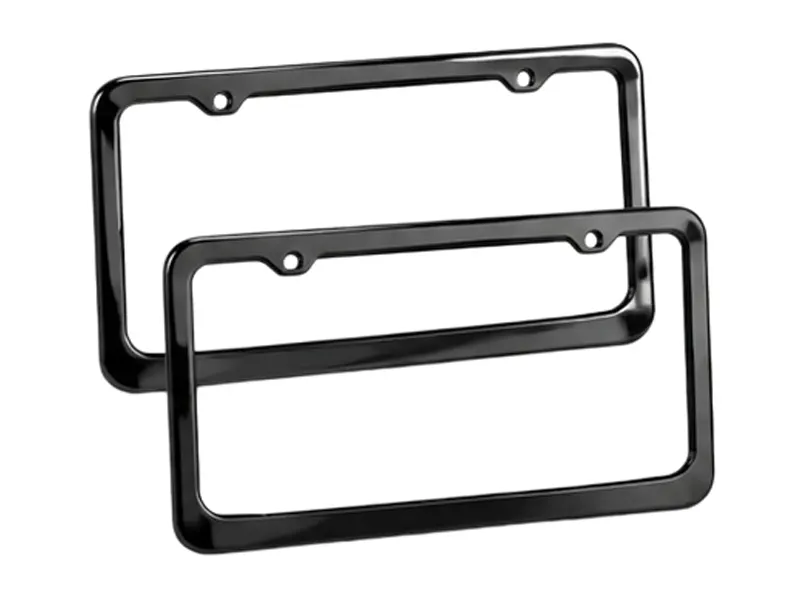Black Chrome License Plate Frames