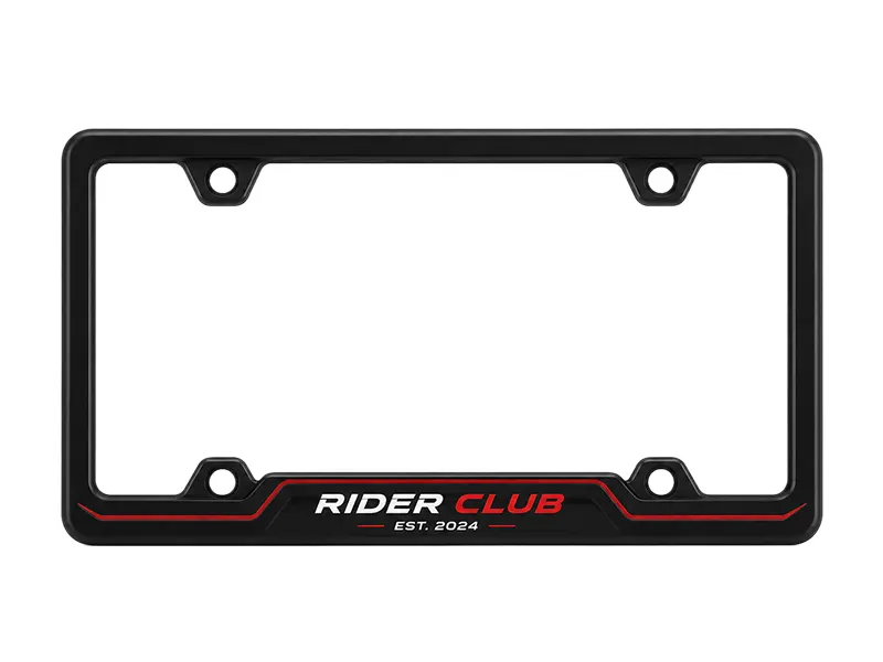 Branded Motorcycle License Plate Frames
