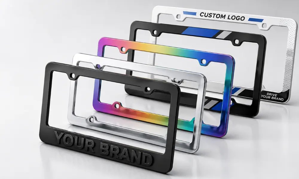 Custom License Plate Frames Manufacturer