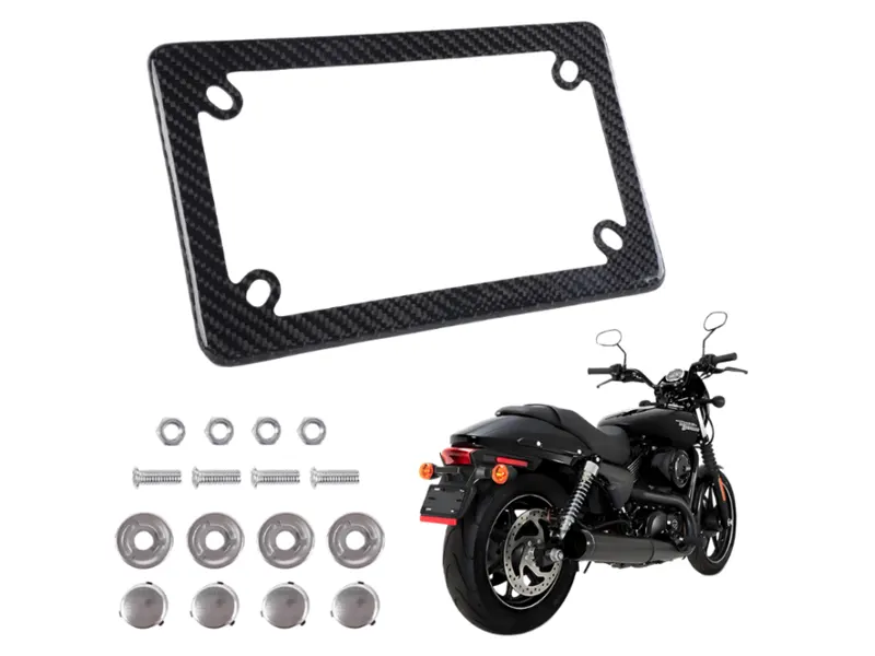 Custom Motorcycle License Plate Frames