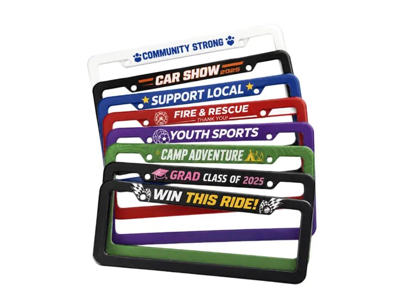 Custom Promotional License Plate Frames