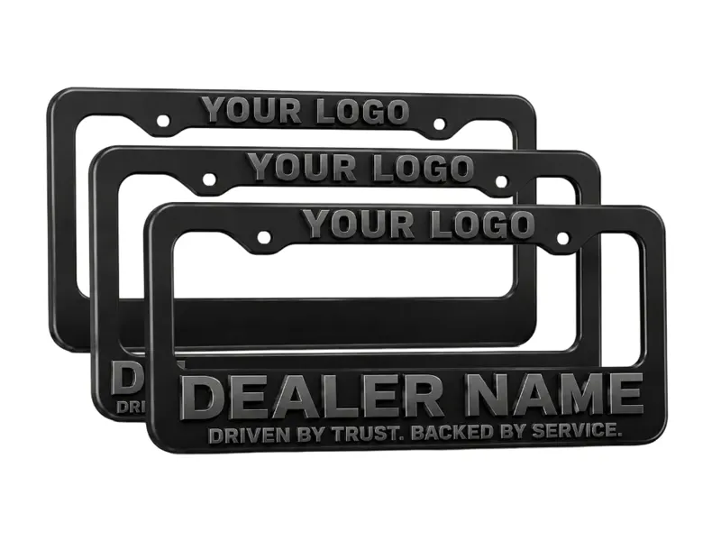 Custom Text Slogan Frames License Plate Frames