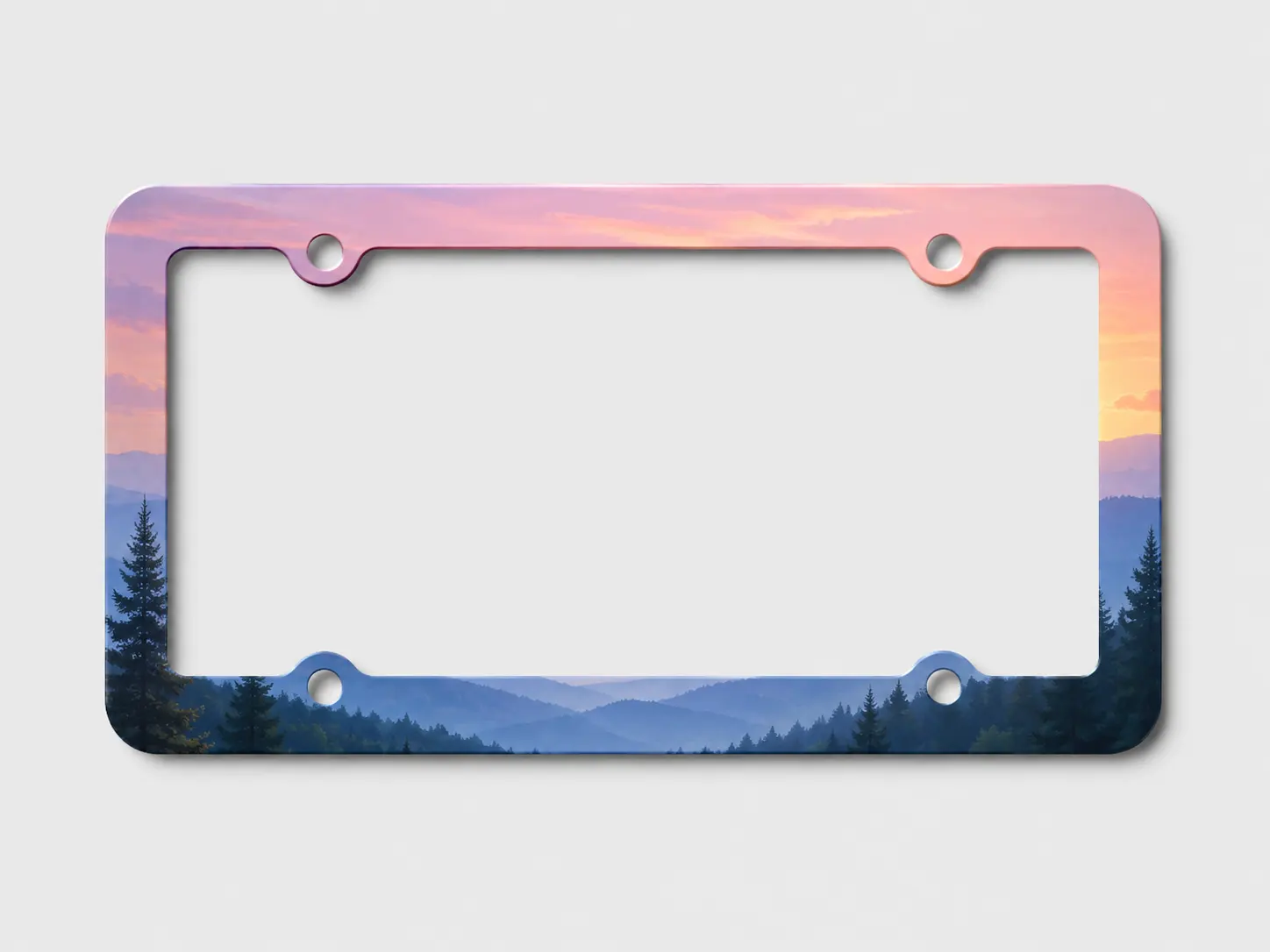 Image Printed License Plate Frames