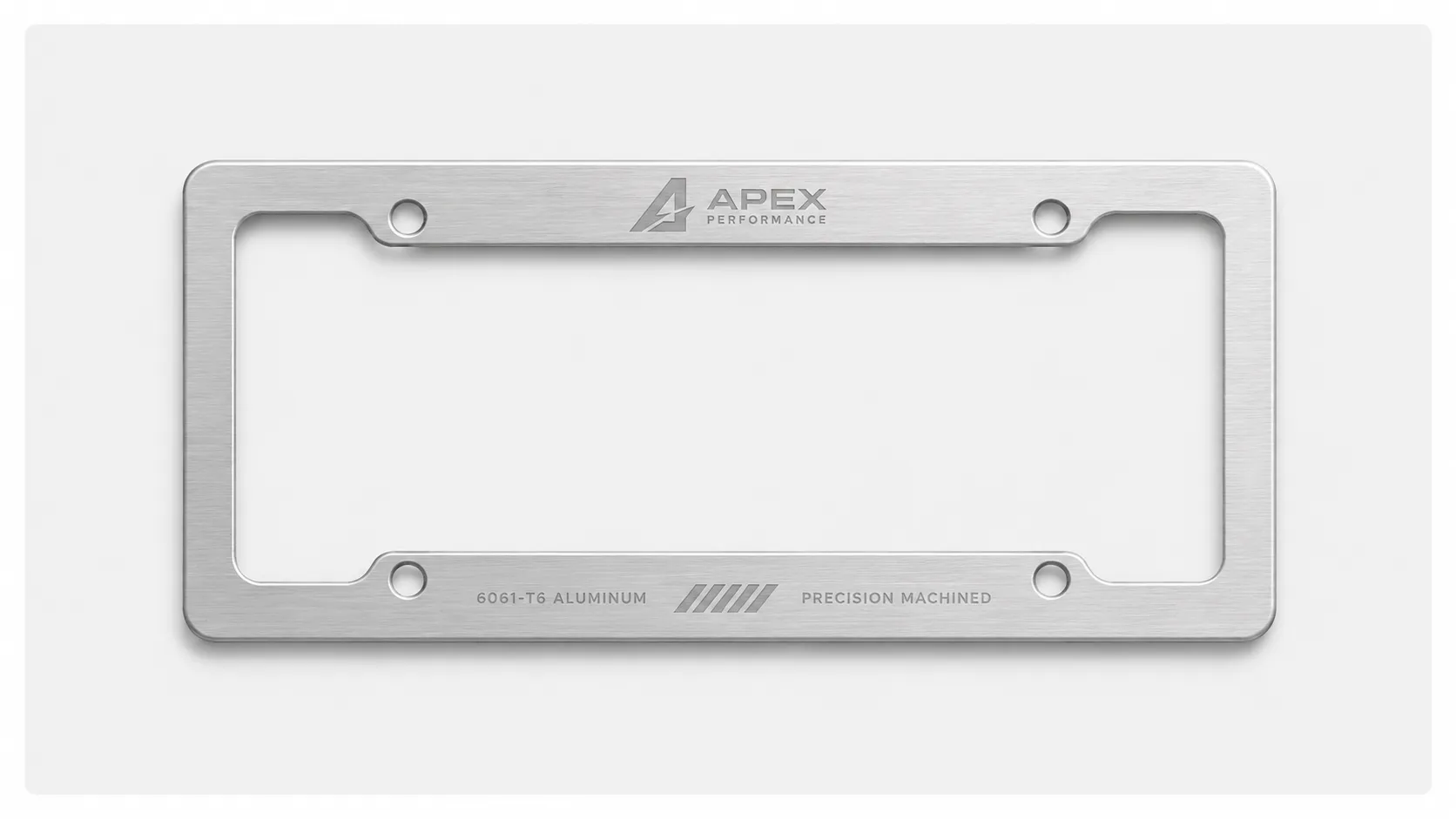 Laser Engraved Branding License Plate Frames