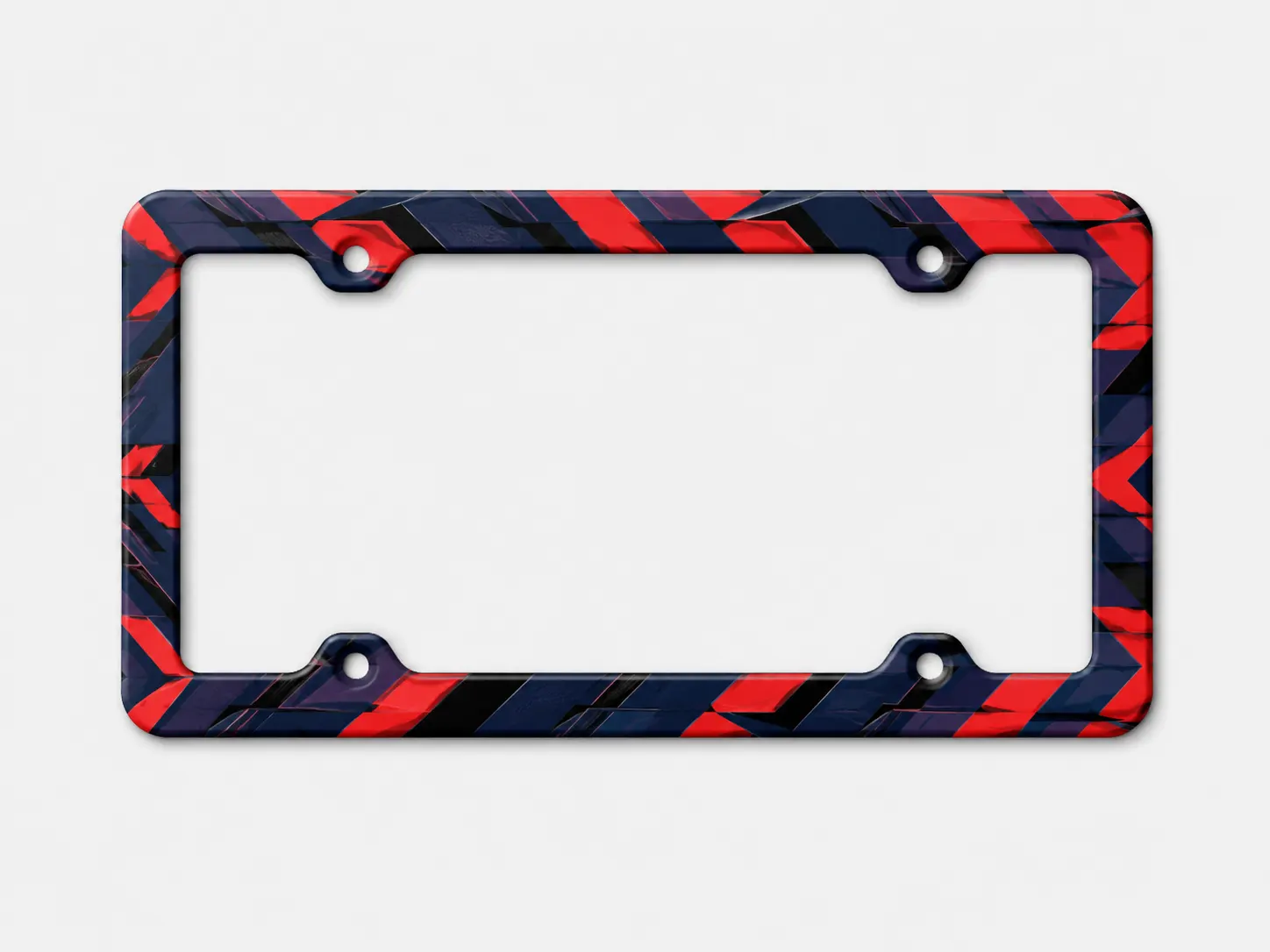 Pattern Printed License Plate Frames