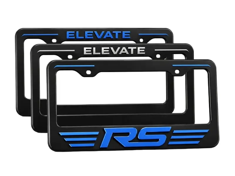 Raised Logo License Plate Frames