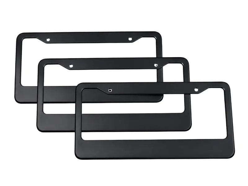 Single Color Printed License Plate Frames