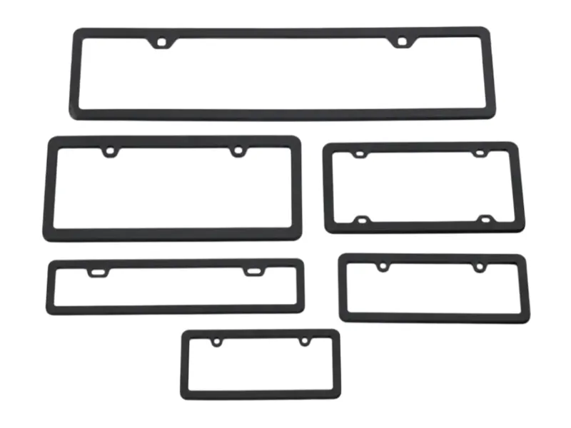Slim Silicone License Plate Frames