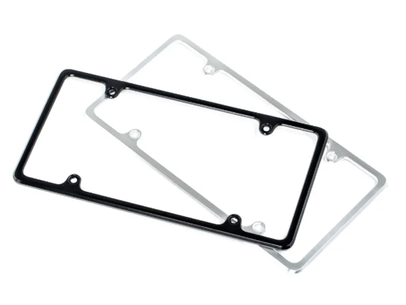 Slim Stainless Steel License Plate Frames