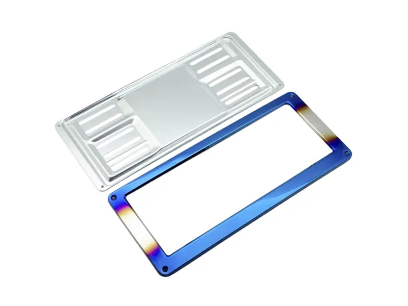Thailand Burnt Blue License Plate Frame