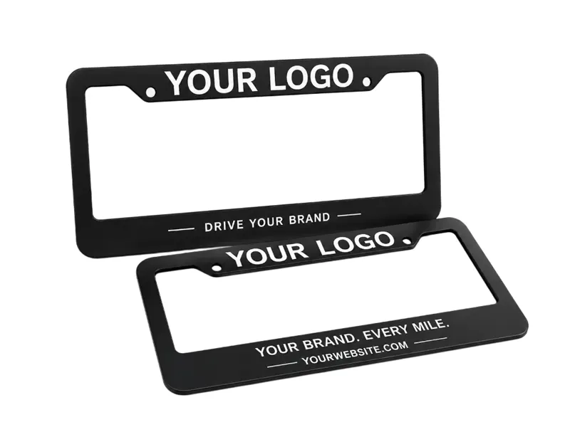 Two Color Printed License Plate Frames