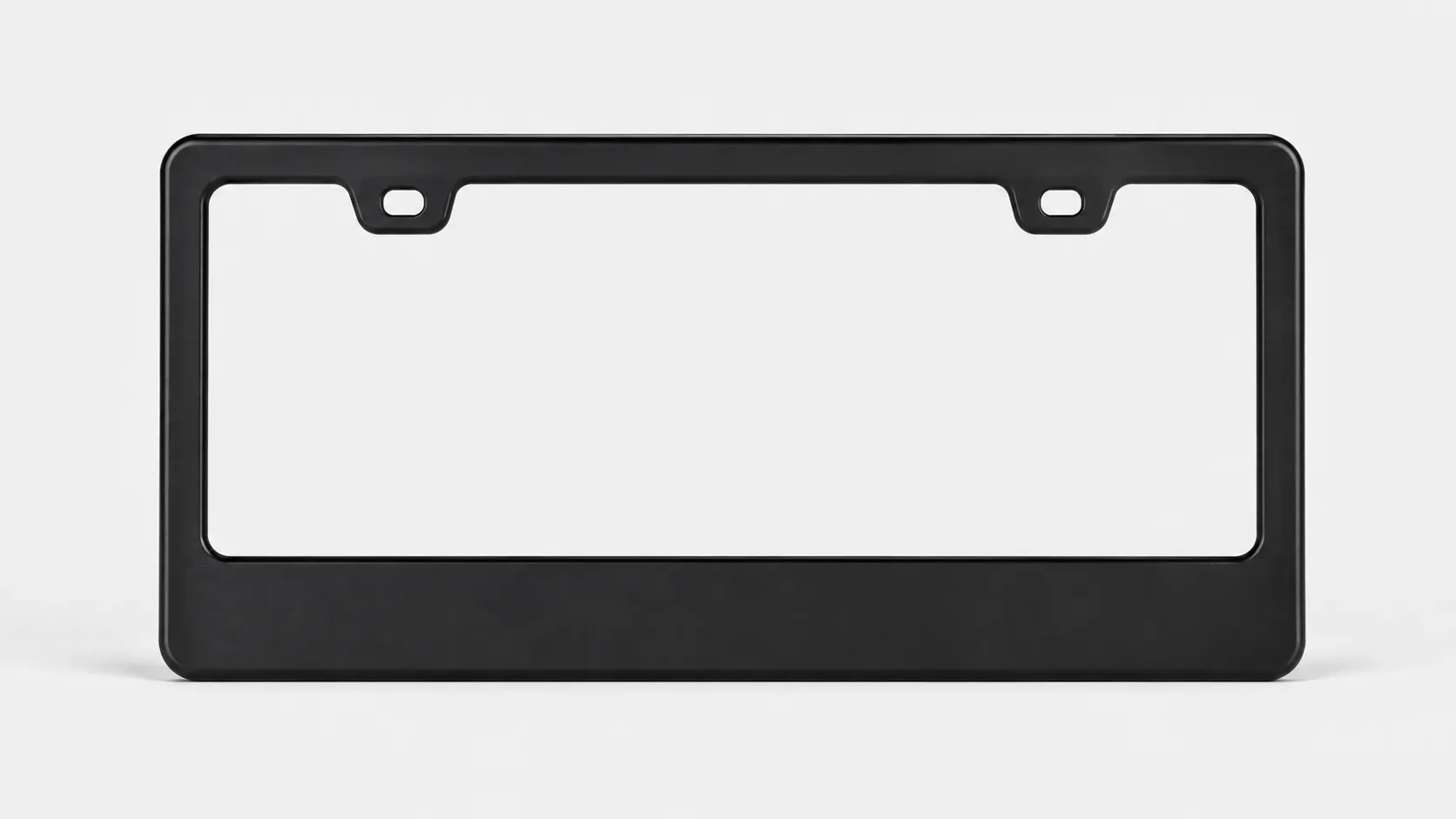 abs plastic license plate frame