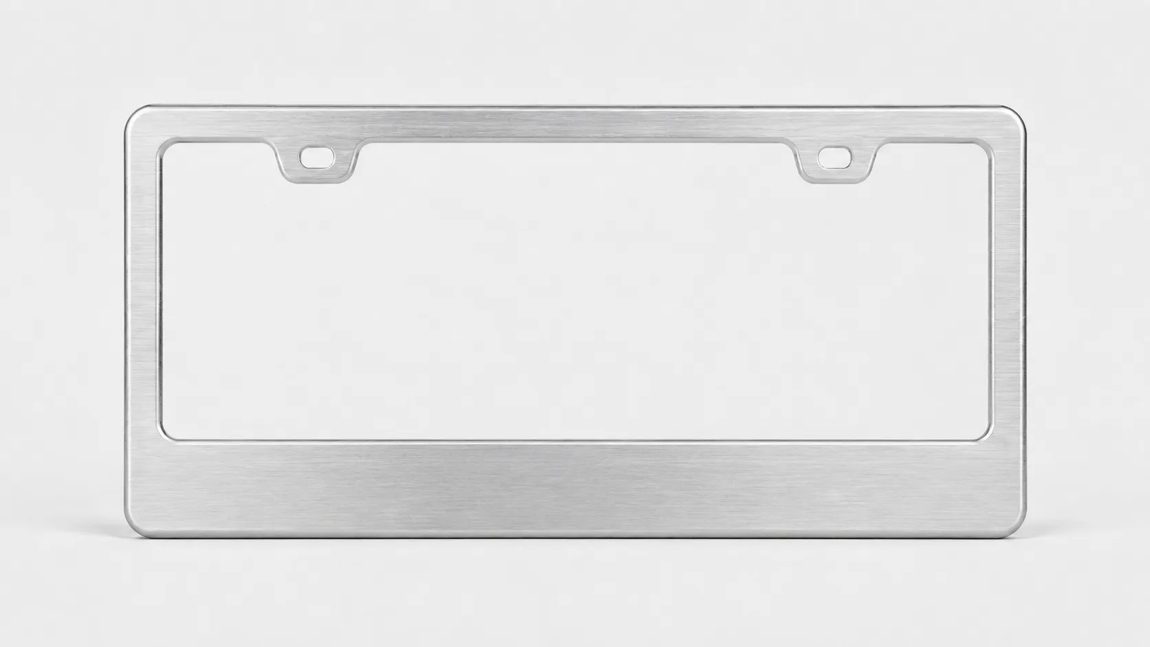aluminum license plate frame