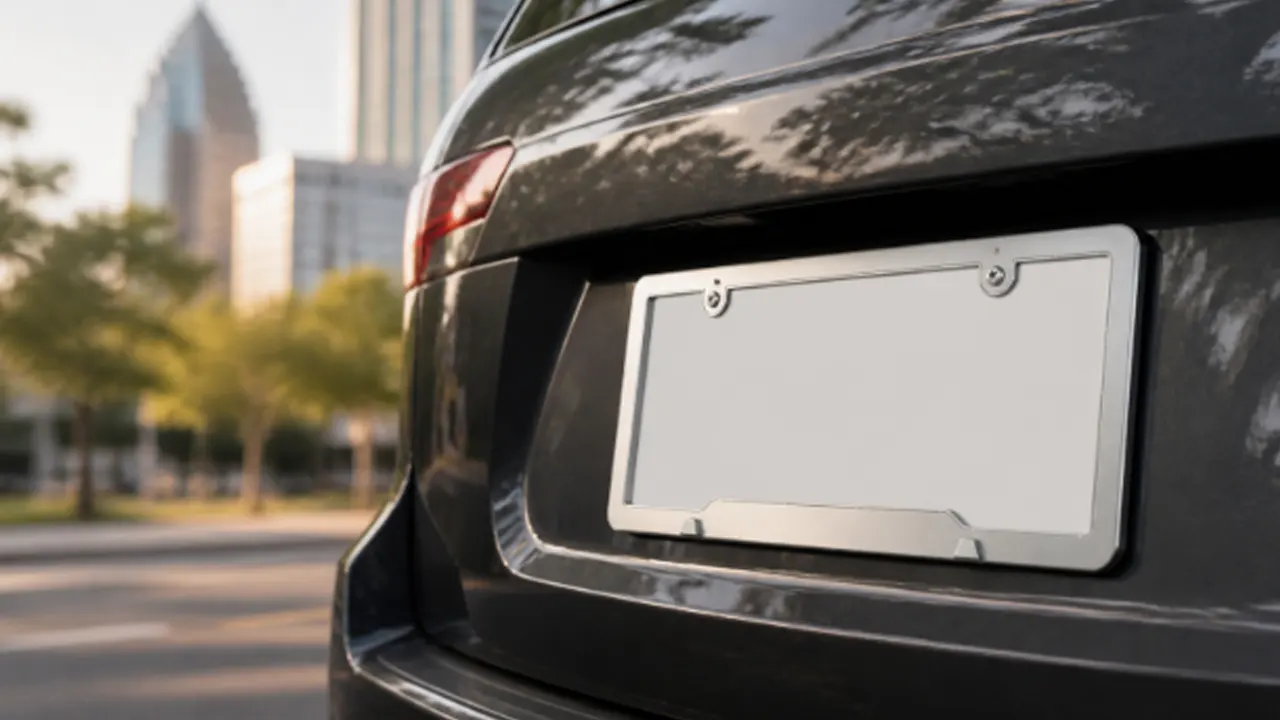 are license plate frames illegal in georgia
