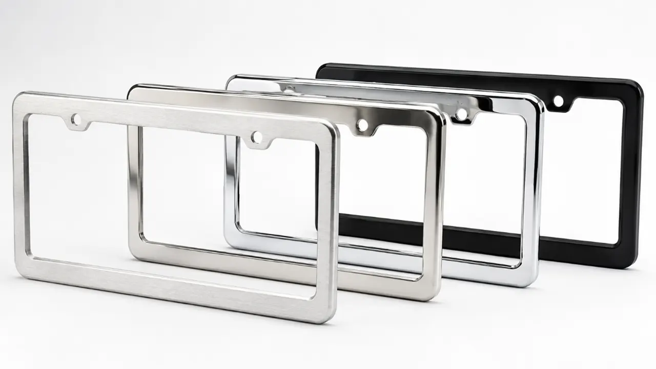 best license plate frame material