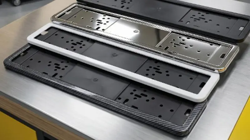 how to make a license plate frame
