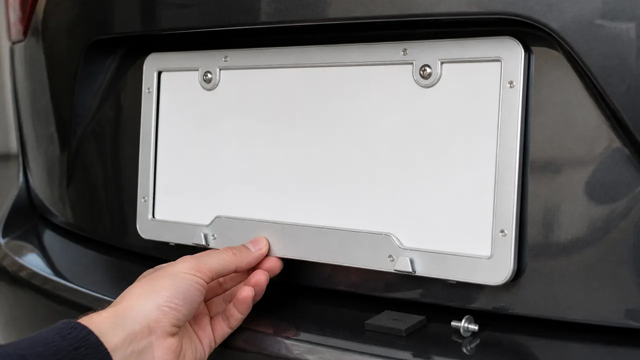 license plate frame rattle