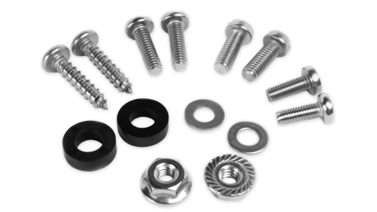 license plate frame security screws