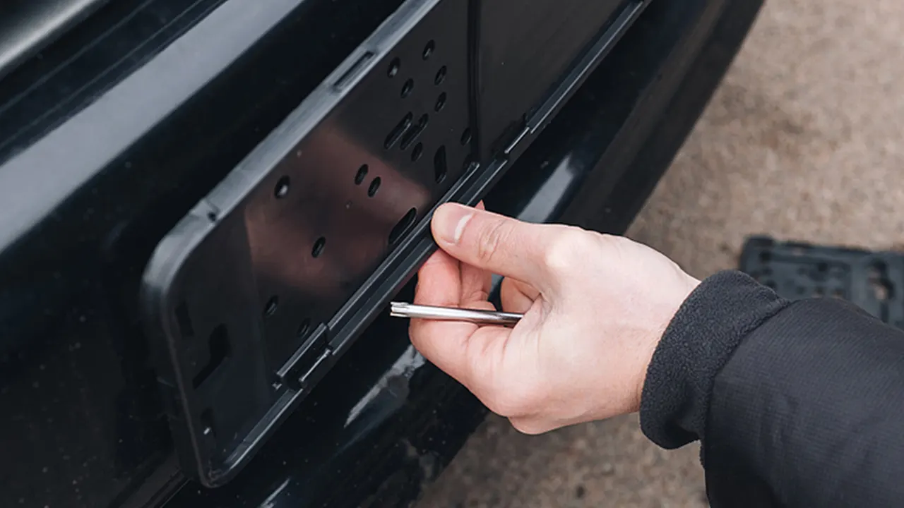 rust proof license plate frame