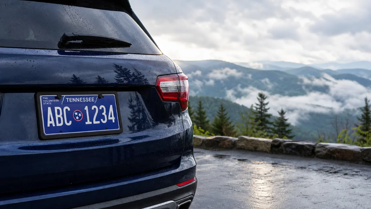 tennessee license plate frame law