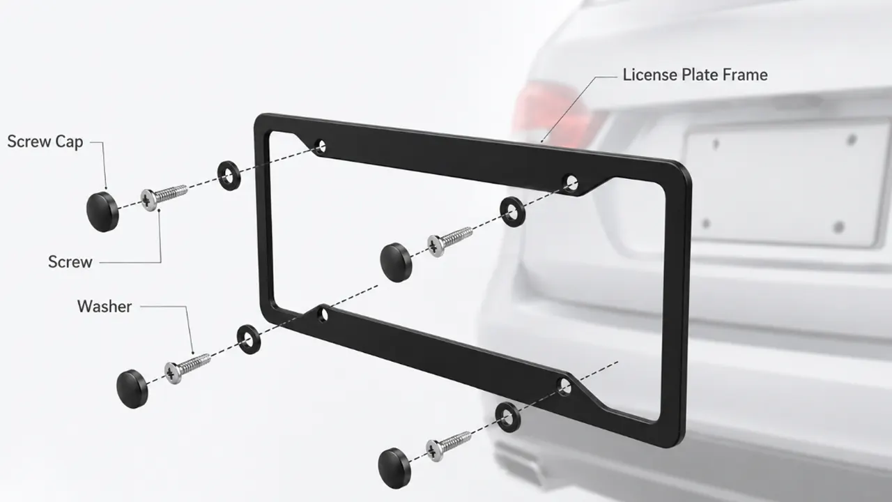 what is a license plate frame
