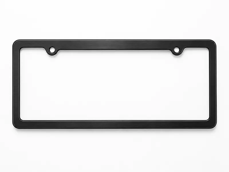 2 hole slimline license plate frames