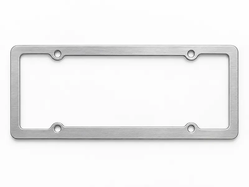 4 hole slimline license plate frames