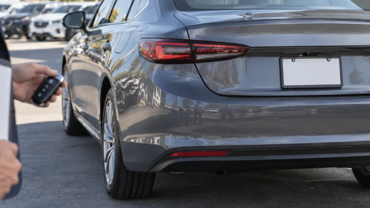 can you put a license plate frame on a leased car