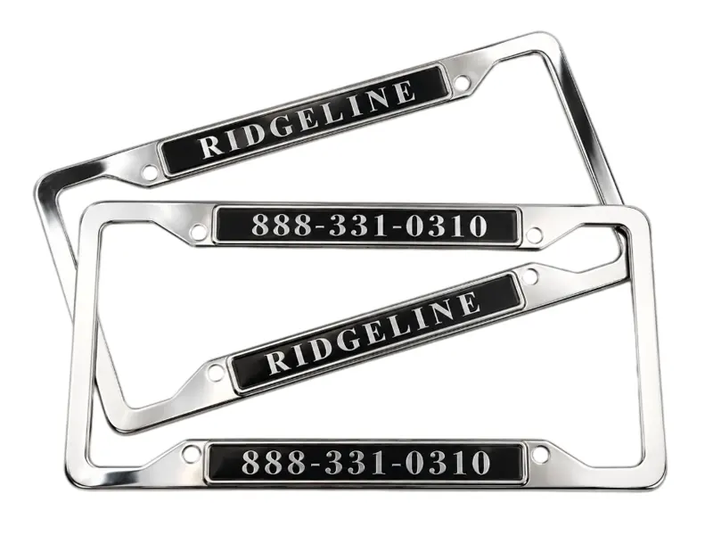 engraved stainless steel license plate frames