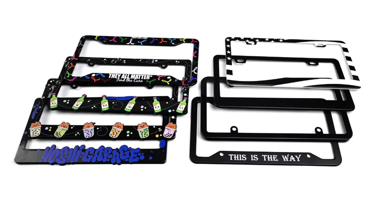 how plastic license plate frames are injection molded