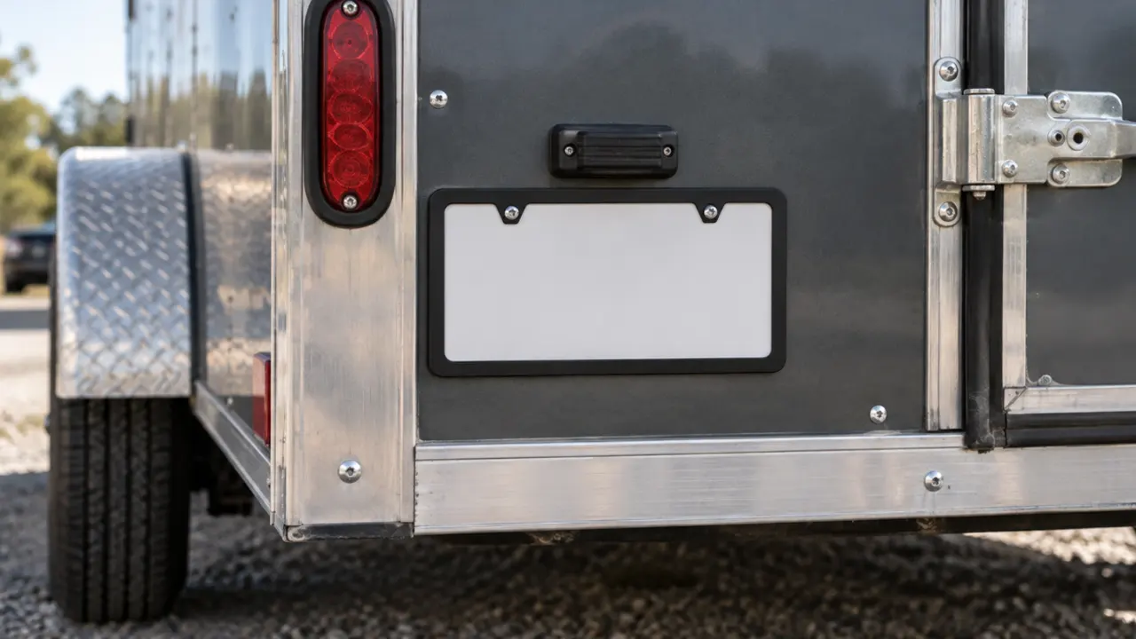 how to choose a trailer license plate frame