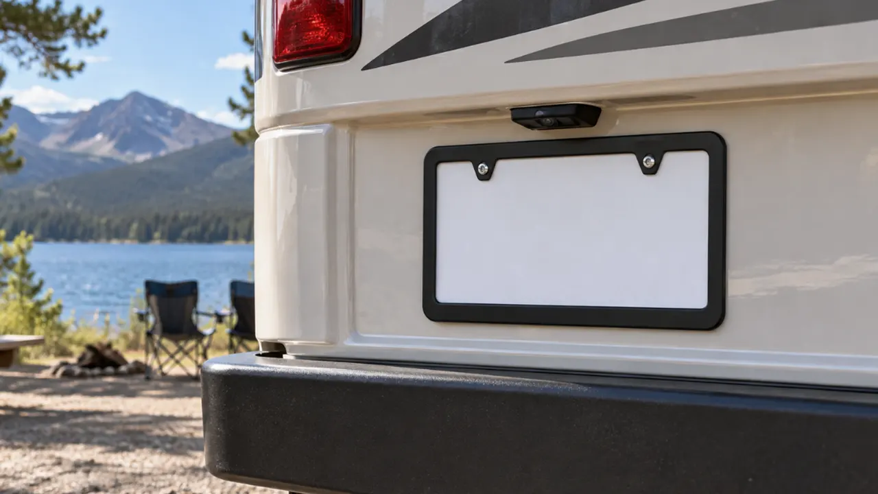 how to choose an rv license plate frame