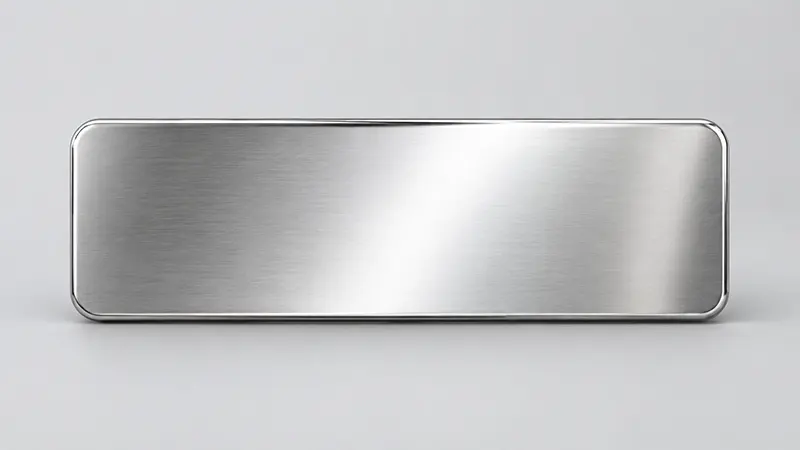 plated metal surface
