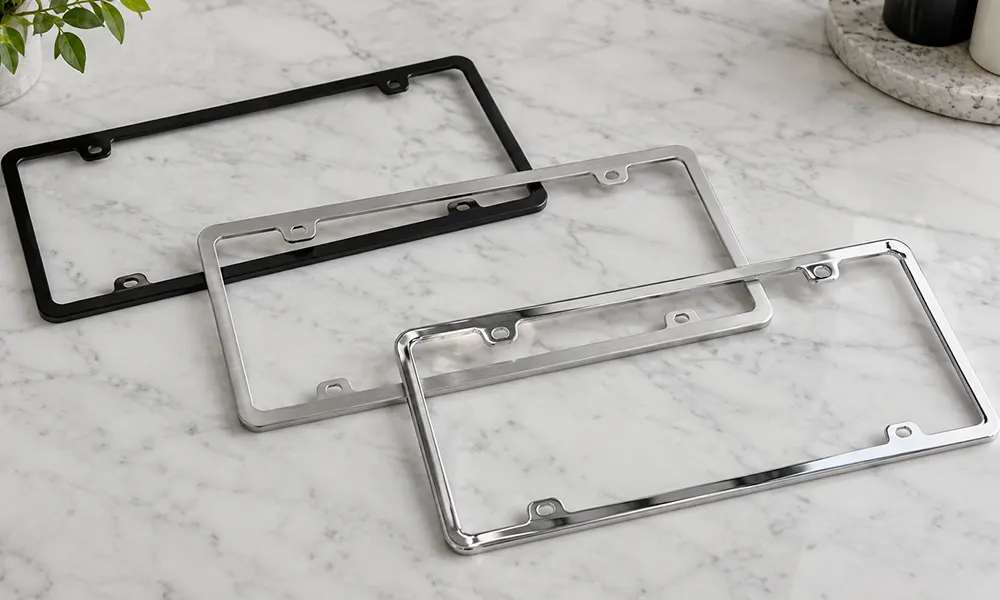 what is a slimline license plate frame