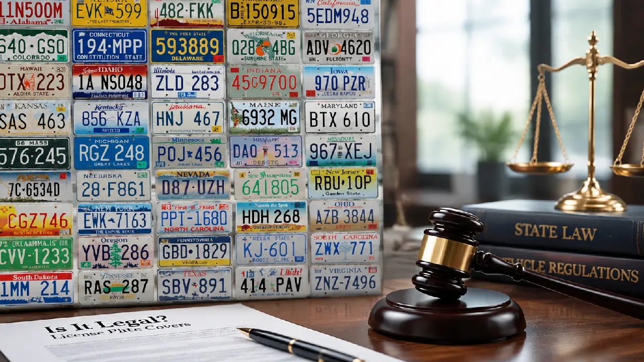 Are Tinted License Plate Covers Legal