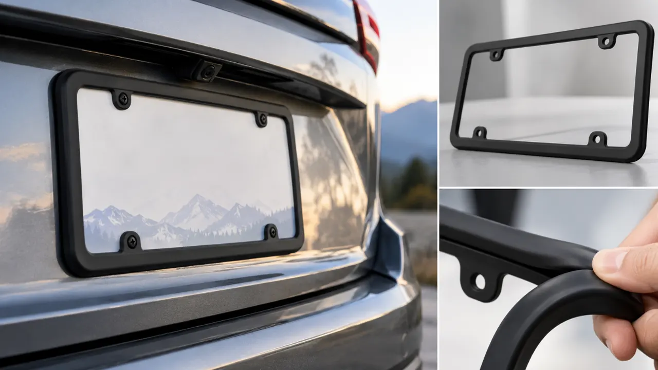best silicone license plate frame