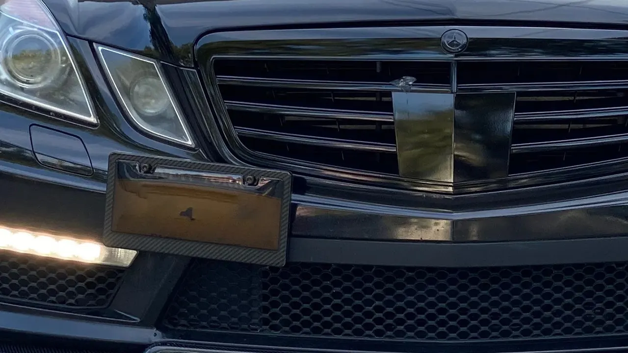 best smoked license plate cover