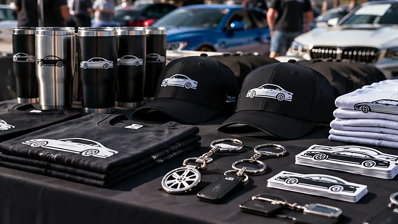 car club merchandise ideas