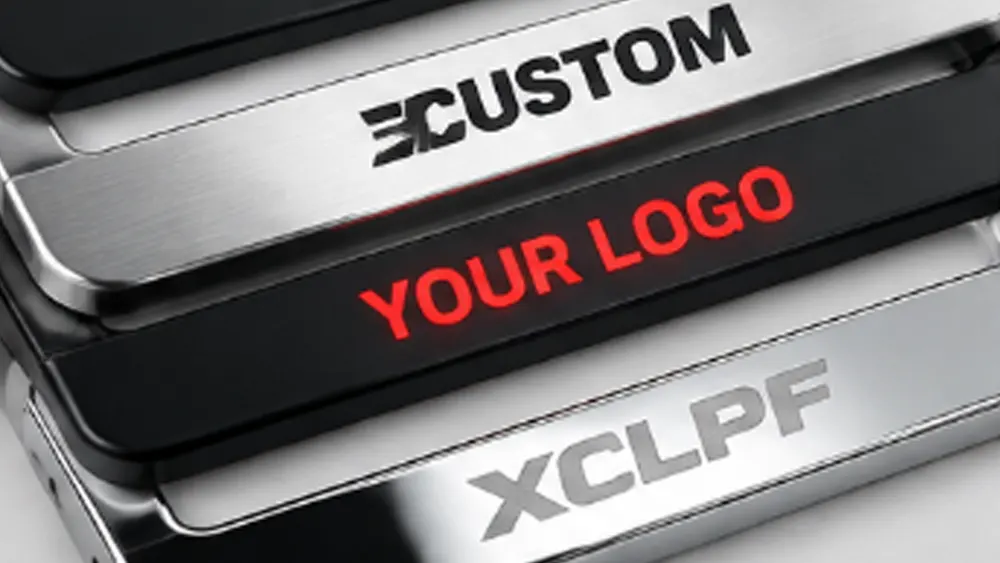 custom branding license plate frame
