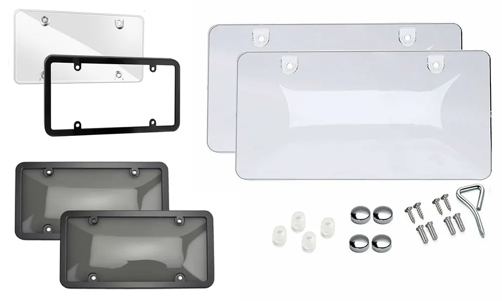 custom clear license plate covers manufacturer