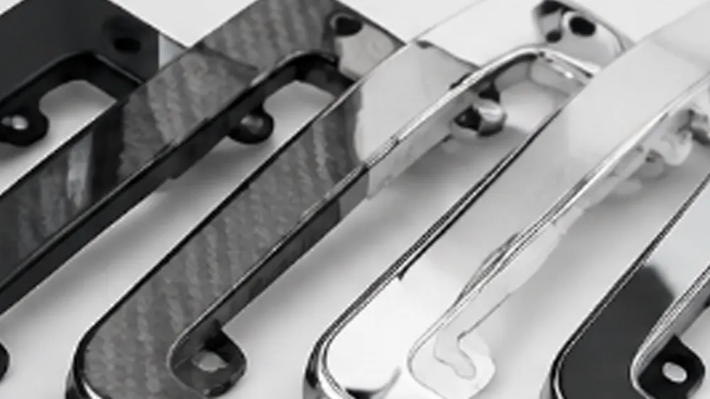 custom led license plate frame materials