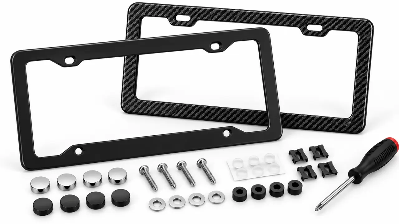 license plate accessories