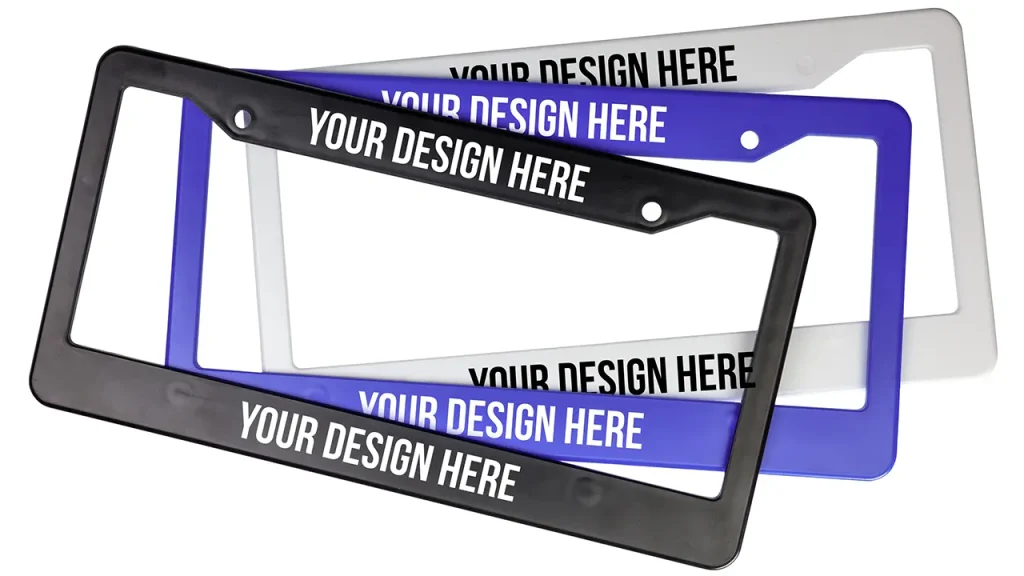 what makes a good custom license plate frame